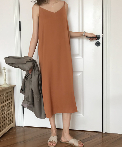 chuclla（チュクラ）の「【chuclla】キャミワンピ ワンピース ペチコート chw742（ワンピース・レディース・ブラック/ブラウン・FREE）」の18枚目の写真