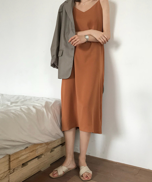 chuclla（チュクラ）の「【chuclla】キャミワンピ ワンピース ペチコート chw742（ワンピース・レディース・ブラック/ブラウン・FREE）」の12枚目の写真