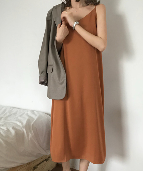 chuclla（チュクラ）の「【chuclla】キャミワンピ ワンピース ペチコート chw742（ワンピース・レディース・ブラック/ブラウン・FREE）」の9枚目の写真