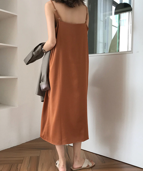 chuclla（チュクラ）の「【chuclla】キャミワンピ ワンピース ペチコート chw742（ワンピース・レディース・ブラック/ブラウン・FREE）」の19枚目の写真