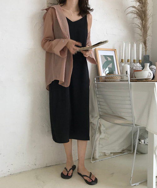 chuclla（チュクラ）の「【chuclla】キャミワンピ ワンピース ペチコート chw742（ワンピース・レディース・ブラック/ブラウン・FREE）」の4枚目の写真