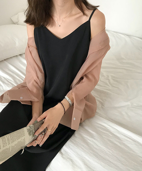 chuclla（チュクラ）の「【chuclla】キャミワンピ ワンピース ペチコート chw742（ワンピース・レディース・ブラック/ブラウン・FREE）」の16枚目の写真