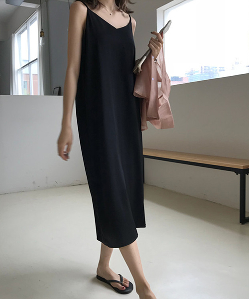 chuclla（チュクラ）の「【chuclla】キャミワンピ ワンピース ペチコート chw742（ワンピース・レディース・ブラック/ブラウン・FREE）」の10枚目の写真