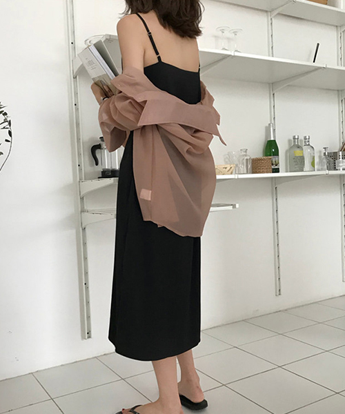 chuclla（チュクラ）の「【chuclla】キャミワンピ ワンピース ペチコート chw742（ワンピース・レディース・ブラック/ブラウン・FREE）」の14枚目の写真