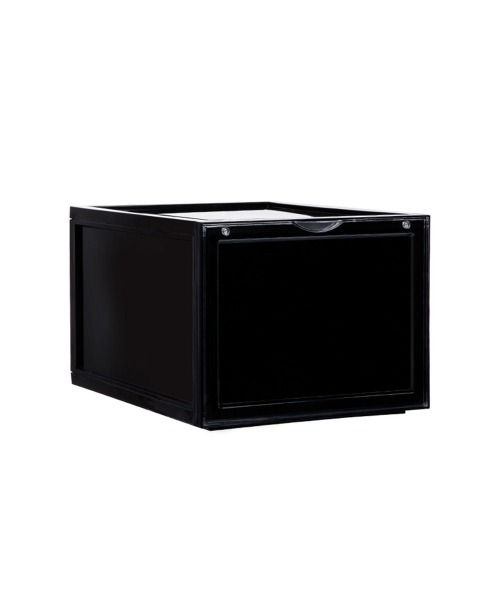 entre square（アントレスクエアー）の「bcl/シューズケース シューズボックス シューラック 縦置き 組み立て式 スタッキングディスプレイボックス（収納グッズ・レディース・クリア/ブラック・ONE SIZE/ONESIZE）」の13枚目の写真