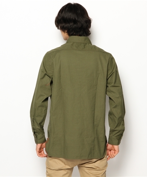 BEAMS（ビームス）の「○BEAMS / ユーティリティーシャツ（シャツ/ブラウス・メンズ・オリーブ・MEDIUM/LARGE/SMALL）」の2枚目の写真