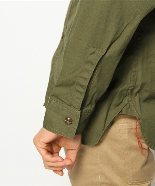 BEAMS（ビームス）の「○BEAMS / ユーティリティーシャツ（シャツ/ブラウス・メンズ・オリーブ・MEDIUM/LARGE/SMALL）」の4枚目の写真