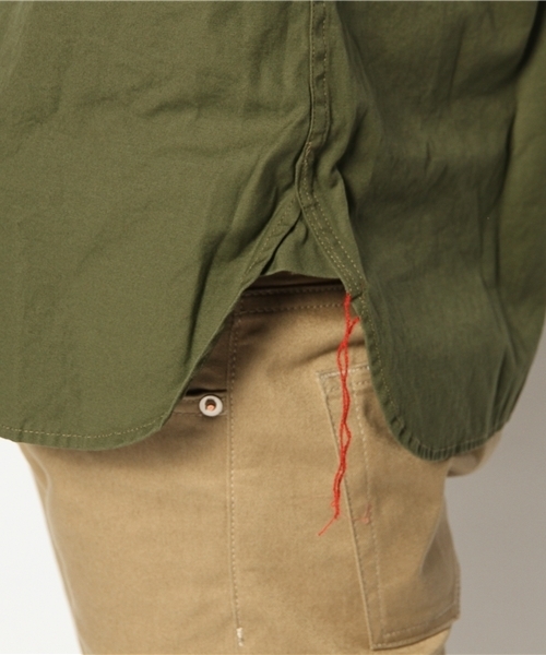 BEAMS（ビームス）の「○BEAMS / ユーティリティーシャツ（シャツ/ブラウス・メンズ・オリーブ・MEDIUM/LARGE/SMALL）」の6枚目の写真