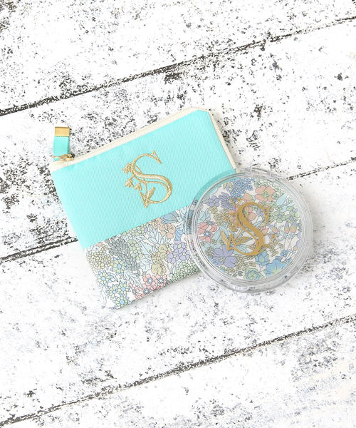 Afternoon Tea(アフタヌーンティー)の「リバティプリント/イニシャルケース入りミラー(手鏡/コンパクト)」|S