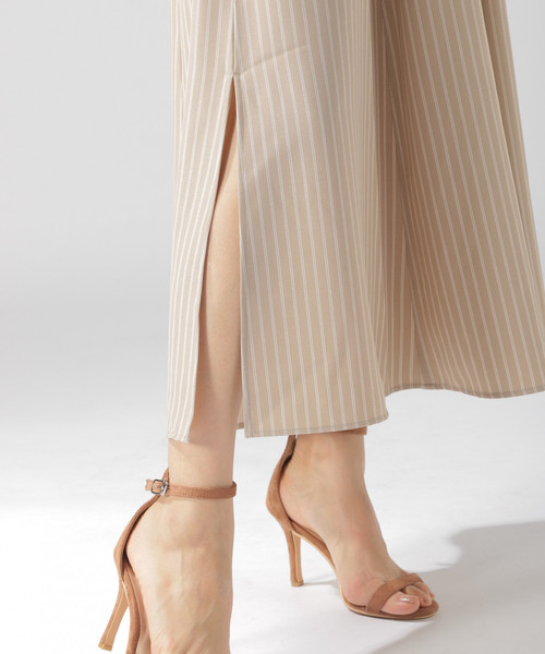 BAYFLOW(ベイフロー)の「ドッキングマキシワンピ―ス(ワンピース・レディース・ホワイト/グレー/チャコール・SMALL/MEDIUM)」の18枚目の写真