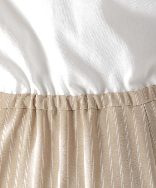 BAYFLOW(ベイフロー)の「ドッキングマキシワンピ―ス(ワンピース・レディース・ホワイト/グレー/チャコール・SMALL/MEDIUM)」の19枚目の写真