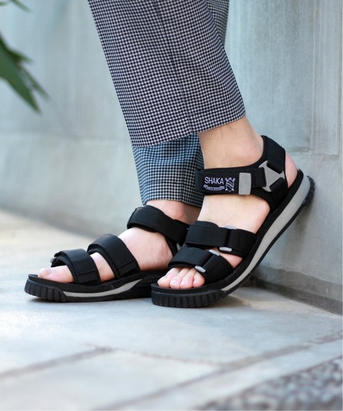 SHAKA(シャカ)の「SHAKA NEO BUNGY / シャカ ネオバンジー 417 別注 BLACK×GRAY(サンダル・メンズ・ブラック・25cm/26cm/27cm/28cm)」の1枚目の写真