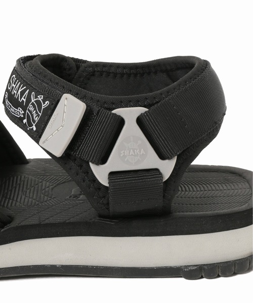 SHAKA(シャカ)の「SHAKA NEO BUNGY / シャカ ネオバンジー 417 別注 BLACK×GRAY(サンダル・メンズ・ブラック・25cm/26cm/27cm/28cm)」の4枚目の写真