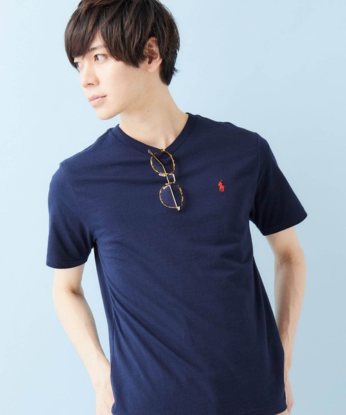 POLO RALPH LAUREN（ポロ ラルフ ローレン）の「RALPH LAUREN/ポロ ラルフローレン ワンポイントロゴ 半袖カットソー（Tシャツ/カットソー・メンズ・ホワイト/ブラック/ネイビー/グレー/レッド/ホワイト系その他/ブラック系その他/ブルー系その他/レッド系その他/グレー系その他/ブルー系その他2/ブルー系その他3/グリーン/イエロー/ライム/グリーン系その他/グリーン系その他2/オレンジ系その他2/パープル系その他2/ブルー系その他6/ローズ/ブルー系その他5/マジェンタ/イエロー系その他2/イエロー系その他/パープル系その他/オレンジ系その他/ブルー系その他7/オリーブ/ベージュ系その他/アクア/ブルー系その他4/オレンジ/パープル・M/L/XL）」の14枚目の写真