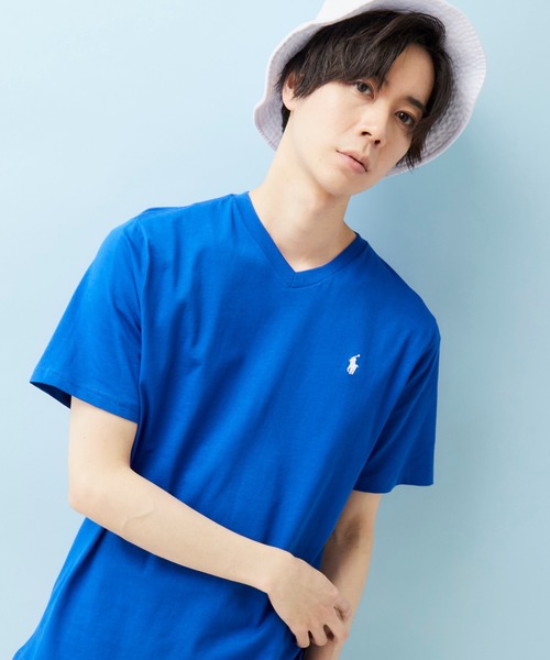 POLO RALPH LAUREN（ポロ ラルフ ローレン）の「RALPH LAUREN/ポロ ラルフローレン ワンポイントロゴ 半袖カットソー（Tシャツ/カットソー・メンズ・ホワイト/ブラック/ネイビー/グレー/レッド/ホワイト系その他/ブラック系その他/ブルー系その他/レッド系その他/グレー系その他/ブルー系その他2/ブルー系その他3/グリーン/イエロー/ライム/グリーン系その他/グリーン系その他2/オレンジ系その他2/パープル系その他2/ブルー系その他6/ローズ/ブルー系その他5/マジェンタ/イエロー系その他2/イエロー系その他/パープル系その他/オレンジ系その他/ブルー系その他7/オリーブ/ベージュ系その他/アクア/ブルー系その他4/オレンジ/パープル・M/L/XL）」の17枚目の写真