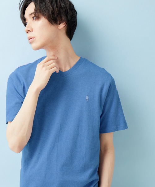 POLO RALPH LAUREN（ポロ ラルフ ローレン）の「RALPH LAUREN/ポロ ラルフローレン ワンポイントロゴ 半袖カットソー（Tシャツ/カットソー・メンズ・ホワイト/ブラック/ネイビー/グレー/レッド/ホワイト系その他/ブラック系その他/ブルー系その他/レッド系その他/グレー系その他/ブルー系その他2/ブルー系その他3/グリーン/イエロー/ライム/グリーン系その他/グリーン系その他2/オレンジ系その他2/パープル系その他2/ブルー系その他6/ローズ/ブルー系その他5/マジェンタ/イエロー系その他2/イエロー系その他/パープル系その他/オレンジ系その他/ブルー系その他7/オリーブ/ベージュ系その他/アクア/ブルー系その他4/オレンジ/パープル・M/L/XL）」の19枚目の写真