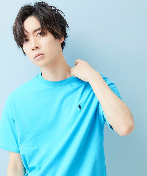 POLO RALPH LAUREN（ポロ ラルフ ローレン）の「RALPH LAUREN/ポロ ラルフローレン ワンポイントロゴ 半袖カットソー（Tシャツ/カットソー・メンズ・ホワイト/ブラック/ネイビー/グレー/レッド/ホワイト系その他/ブラック系その他/ブルー系その他/レッド系その他/グレー系その他/ブルー系その他2/ブルー系その他3/グリーン/イエロー/ライム/グリーン系その他/グリーン系その他2/オレンジ系その他2/パープル系その他2/ブルー系その他6/ローズ/ブルー系その他5/マジェンタ/イエロー系その他2/イエロー系その他/パープル系その他/オレンジ系その他/ブルー系その他7/オリーブ/ベージュ系その他/アクア/ブルー系その他4/オレンジ/パープル・M/L/XL）」の21枚目の写真