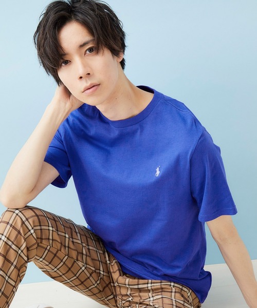 POLO RALPH LAUREN（ポロ ラルフ ローレン）の「RALPH LAUREN/ポロ ラルフローレン ワンポイントロゴ 半袖カットソー（Tシャツ/カットソー・メンズ・ホワイト/ブラック/ネイビー/グレー/レッド/ホワイト系その他/ブラック系その他/ブルー系その他/レッド系その他/グレー系その他/ブルー系その他2/ブルー系その他3/グリーン/イエロー/ライム/グリーン系その他/グリーン系その他2/オレンジ系その他2/パープル系その他2/ブルー系その他6/ローズ/ブルー系その他5/マジェンタ/イエロー系その他2/イエロー系その他/パープル系その他/オレンジ系その他/ブルー系その他7/オリーブ/ベージュ系その他/アクア/ブルー系その他4/オレンジ/パープル・M/L/XL）」の22枚目の写真