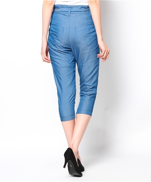 DISCOAT（ディスコート）の「【Discoat】半端丈テーパードパンツ（その他パンツ・レディース・モスグリーン/オフホワイト/インディゴブルー/ネイビー/ダークブルー・LARGE/MEDIUM）」の8枚目の写真