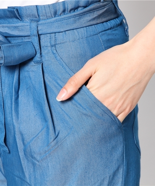 DISCOAT（ディスコート）の「【Discoat】半端丈テーパードパンツ（その他パンツ・レディース・モスグリーン/オフホワイト/インディゴブルー/ネイビー/ダークブルー・LARGE/MEDIUM）」の11枚目の写真