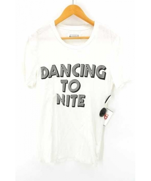 09SS 本人期 Margiela DANCING TO NITE tシャツ Maison Martin Margiela yellow t-shirt with 'dancing to nite