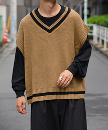 kutir | Ｖネックニットベスト(ベスト)