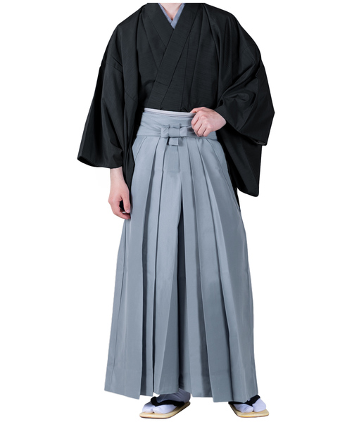 KYOETSU(キョウエツ)の「洗える無地馬乗り袴(着物・メンズ・ブラック/ネイビー/グレー/ブラウン・LL/M/L/SS/S)」の12枚目の写真