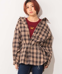 WEGO | WEGO/ルーズカラーチェックシャツ(シャツ/ブラウス)