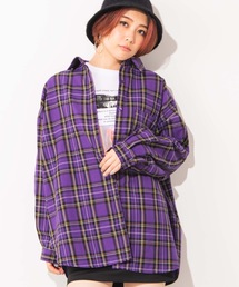 WEGO | WEGO/ルーズカラーチェックシャツ(シャツ/ブラウス)