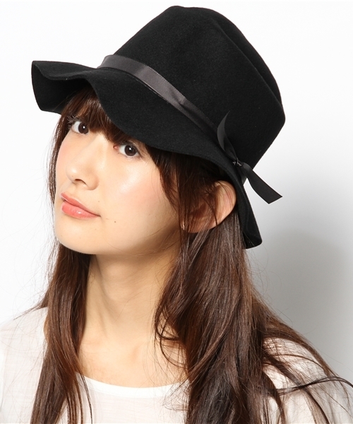 BEAMS BOY（ビームスボーイ）の「Effanem / Crusher Hat （ハット・レディース・ブラック・ONE SIZE）」の8枚目の写真