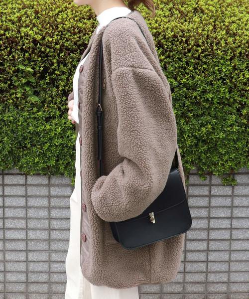 PairPair（ペアペア）の「もこもこボアロングコート（その他アウター・レディース・モカ/ライトベージュ・FREE）」の9枚目の写真