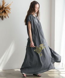 rectangle | コットンギャザーシャツワンピース(ワンピース)