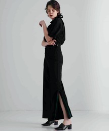 トーガプルラ　パンツ TOGA(トーガ)｜Velvet print pants(ベルベッドプリントパンツ
