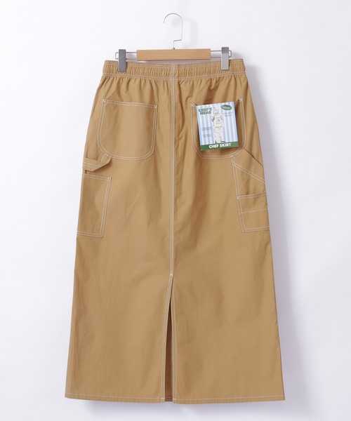 UNIVERSAL OVERALL（ユニバーサルオーバーオール）の「UNIVERSAL OVERALL ユニバーサルオーバーオール CHEF PAINTER LONG SKIRT シェフ ペインター ロングスカート（スカート・レディース・ベージュ/グレー/グレー系その他/オリーブ/オレンジ・M/L）」の13枚目の写真