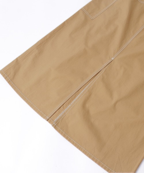 UNIVERSAL OVERALL（ユニバーサルオーバーオール）の「UNIVERSAL OVERALL ユニバーサルオーバーオール CHEF PAINTER LONG SKIRT シェフ ペインター ロングスカート（スカート・レディース・ベージュ/グレー/グレー系その他/オリーブ/オレンジ・M/L）」の6枚目の写真