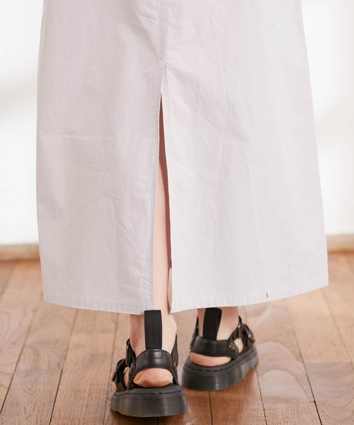 UNIVERSAL OVERALL（ユニバーサルオーバーオール）の「UNIVERSAL OVERALL ユニバーサルオーバーオール CHEF PAINTER LONG SKIRT シェフ ペインター ロングスカート（スカート・レディース・ベージュ/グレー/グレー系その他/オリーブ/オレンジ・M/L）」の19枚目の写真