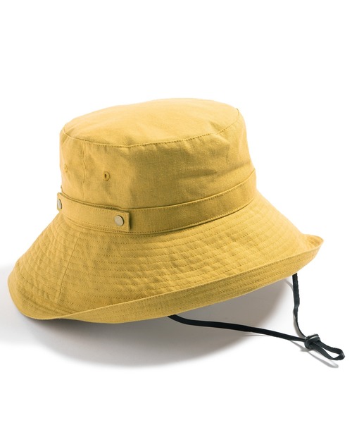 QUEENHEAD（クイーンヘッド）の「紐付きブリーズフレンチハット（ハット・レディース・ブラック/ベージュ/ネイビー/ブラウン/オフホワイト/マスタード/グレー系その他/ブラウン系その他/ライトブラウン・X-LARGE/XX-LARGE/FREE）」の11枚目の写真