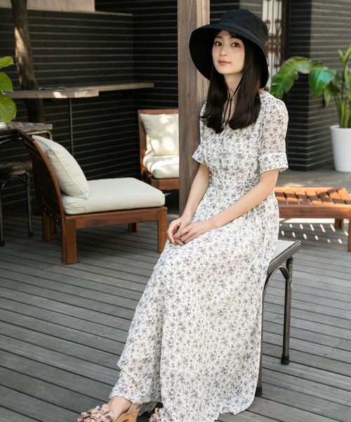 QUEENHEAD（クイーンヘッド）の「紐付きブリーズフレンチハット（ハット・レディース・ブラック/ベージュ/ネイビー/ブラウン/オフホワイト/マスタード/グレー系その他/ブラウン系その他/ライトブラウン・X-LARGE/XX-LARGE/FREE）」の16枚目の写真