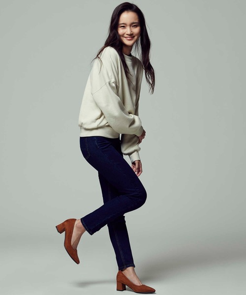 BACK NUMBER（バックナンバー）の「【BACK NUMBER】「SECRET LINE」 ハイライズスキニーデニムパンツ（デニムパンツ・レディース・ダークインディゴブルー/ライトインディゴブルー/ノンウォッシュ・L/M/S/XS）」の7枚目の写真