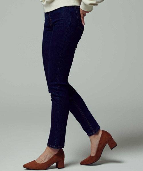 BACK NUMBER（バックナンバー）の「【BACK NUMBER】「SECRET LINE」 ハイライズスキニーデニムパンツ（デニムパンツ・レディース・ダークインディゴブルー/ライトインディゴブルー/ノンウォッシュ・L/M/S/XS）」の9枚目の写真