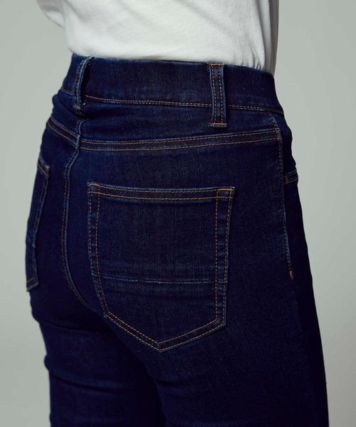 BACK NUMBER（バックナンバー）の「【BACK NUMBER】「SECRET LINE」 ハイライズスキニーデニムパンツ（デニムパンツ・レディース・ダークインディゴブルー/ライトインディゴブルー/ノンウォッシュ・L/M/S/XS）」の13枚目の写真