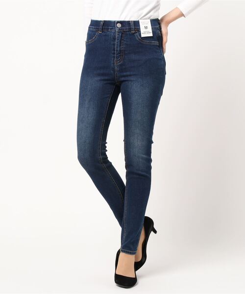 BACK NUMBER（バックナンバー）の「【BACK NUMBER】「SECRET LINE」 ハイライズスキニーデニムパンツ（デニムパンツ・レディース・ダークインディゴブルー/ライトインディゴブルー/ノンウォッシュ・L/M/S/XS）」の6枚目の写真