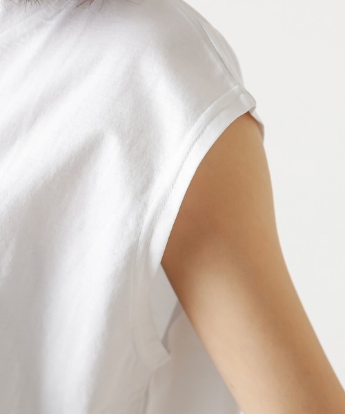 mystic（ミスティック）の「シルケットロゴノースリ（Tシャツ/カットソー・レディース・ブラック/ベージュ/オフホワイト/グリーン系その他・FREE）」の9枚目の写真