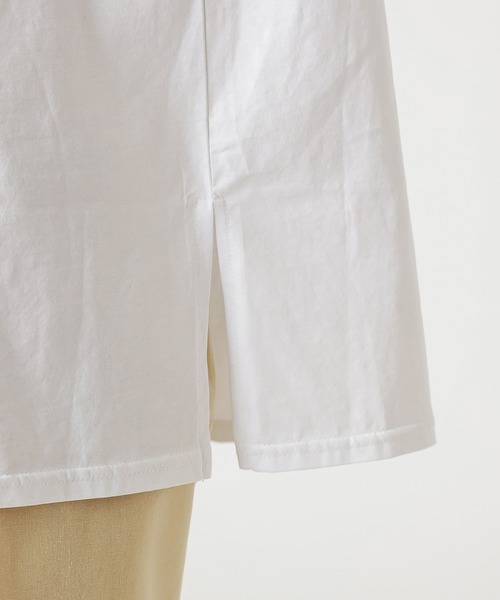 mystic（ミスティック）の「シルケットロゴノースリ（Tシャツ/カットソー・レディース・ブラック/ベージュ/オフホワイト/グリーン系その他・FREE）」の10枚目の写真