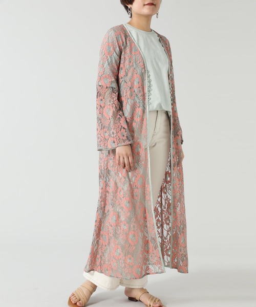 ROSE BUD（ローズバッド）の「レースロングガウン（その他アウター  