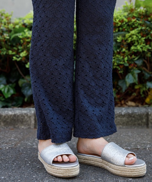 flower(フラワー)の「ペタルレースパンツ(その他パンツ・レディース・ネイビー/アイボリー・FREE)」の16枚目の写真