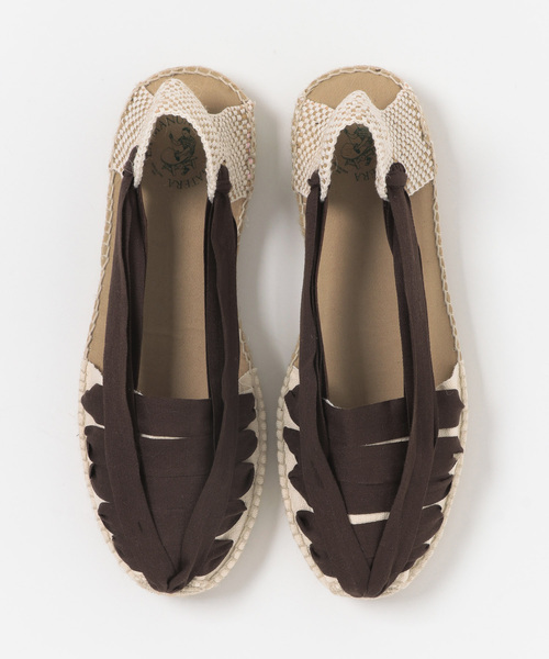 La Manual Alpargatera（マヌアル・アルパルガテラ）の「LA MANUAL ALPARGATERA　PINCHO ELASTICO PISO PEPE（サンダル・メンズ・ダークブラウン/ブラック/ホワイト・41/43/42）」の9枚目の写真