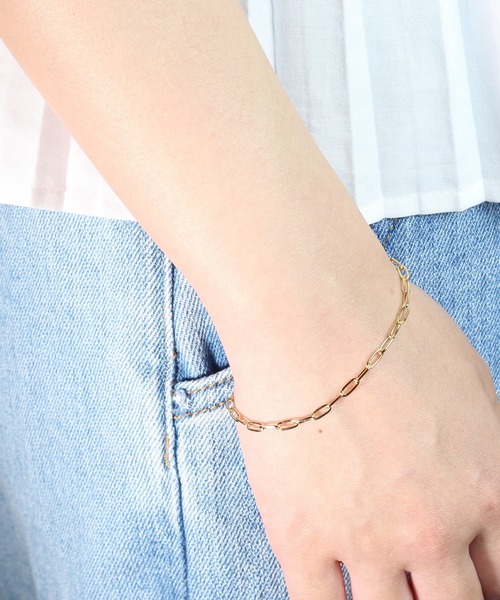 TONE SELECT GOODS（トーンセレクトグッズ）の「【vie】ステンレスブレスチェーンゴールド　レディース/医療用器具にも使われる最高級ステンレス316L使用（金属アレルギーフリー）（ブレスレット・レディース・その他1/その他2/その他3/その他4/その他5/その他6/その他7/その他8/その他11/その他12/その他13/その他17/その他18/その他15/その他10/その他9/その他14/その他16/その他19/その他21/その他20・FREE）」の9枚目の写真