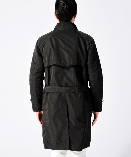 BEAMS(ビームス)の「◎BEAMS / Aライン ステンカラーコート(ステンカラーコート・メンズ・ブラック/ベージュ・X-LARGE/SMALL/LARGE/MEDIUM)」の9枚目の写真