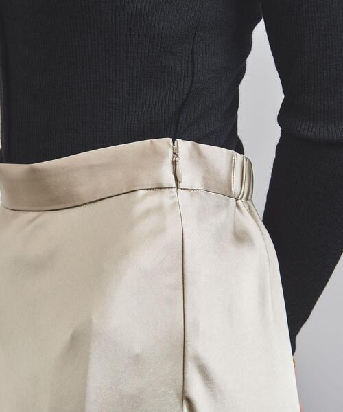 UNITED ARROWS(ユナイテッドアローズ)の「UWFM TA/P サテン マキシスカート 20FW(スカート・レディース・オリーブ/ダークブラウン/ナチュラル・40/38/36)」の8枚目の写真